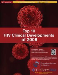 Top 10 HIV Clinical Developments of 2008 - CD8 T cells - The Body