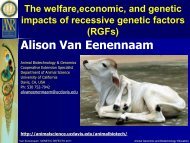 Alison Van Eenennaam - Department of Animal Science