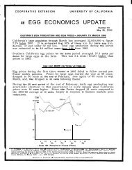 egg econ. update may 1986 - Department of Animal Science