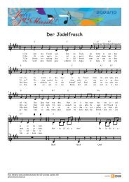 Der Jodelfrosch - Jahr zur Musik