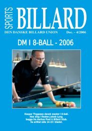 DM I 8-BALL - 2006 - Den Danske Billard Union