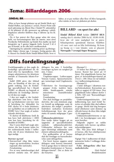 DM I 8-BALL - 2006 - Den Danske Billard Union