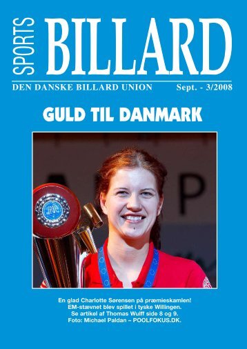 GULD TIL DANMARK - Den Danske Billard Union