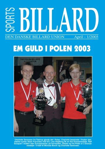 EM GULD I POLEN 2003 - Den Danske Billard Union