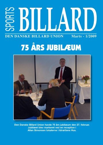 75 ÅRS JUBILÆUM - Den Danske Billard Union