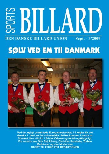 DEN DANSKE BILLARD UNION Sept.