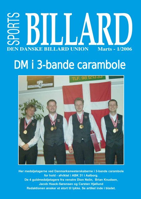 DM i 3-bande carambole - Den Danske Billard Union