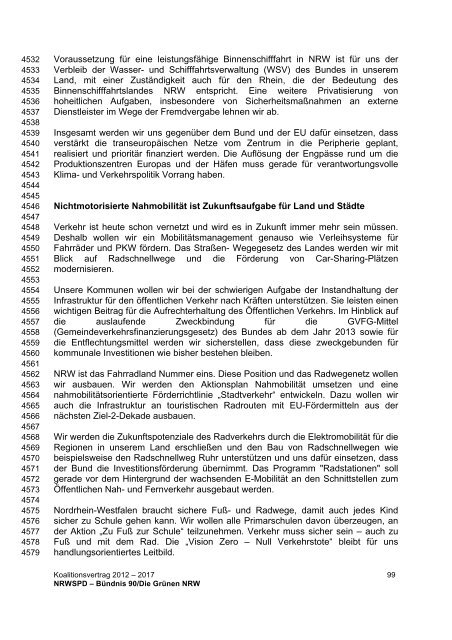 Koalitionsvertrag NRW