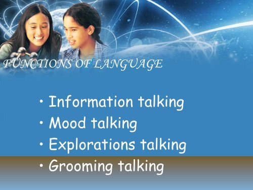 LANGUAGE AND VERBAL COMMUNICATION