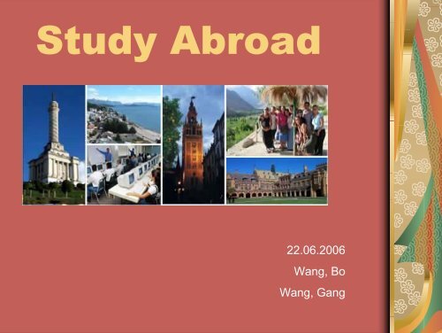 Presentation Study Abroad