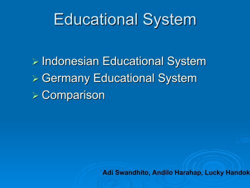 presentation education system