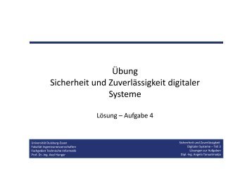 Technische Informatik - Universität Duisburg-Essen