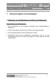 1. Boolesche Algebra und Schaltalgebra - Technische Informatik