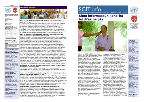SCIT info - Unmit