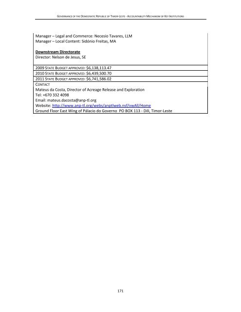 Key Institutions Report final 15 December 2011 - Unmit