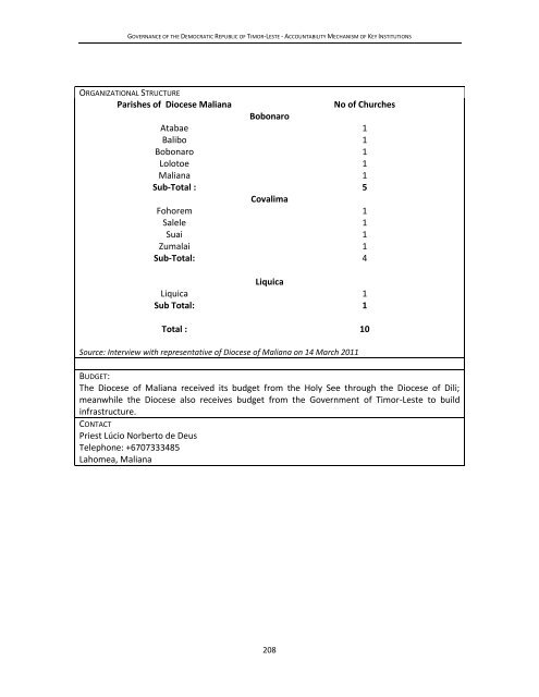 Key Institutions Report final 15 December 2011 - Unmit