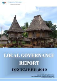 LOCAL GOVERNANCE REPORT - Unmit