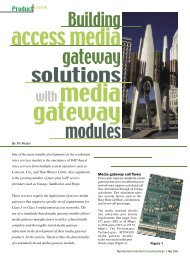 Performance Technologies - Building access media gateway ...