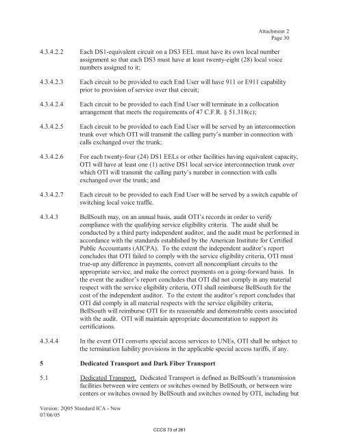 Optical Telecommunications, Inc.