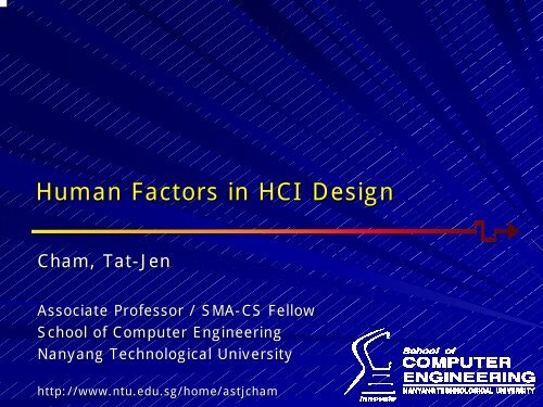 Human Factors in HCI Design