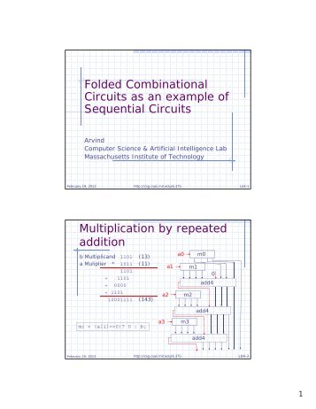 Folded Combinational Circuits as an example of Sequential Circuits ...