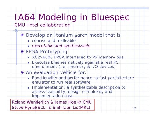 Bluespec: Why chip design can't be left EE's - MIT