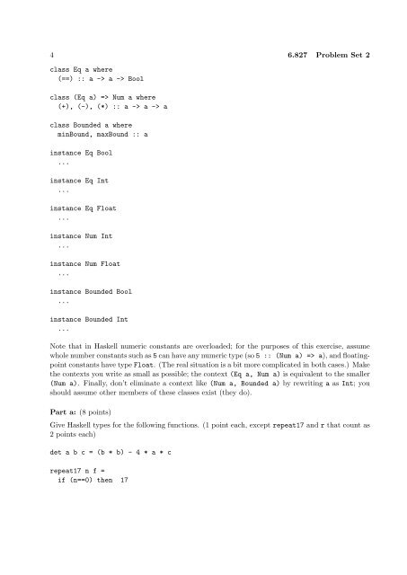 Problem Set 2 - MIT