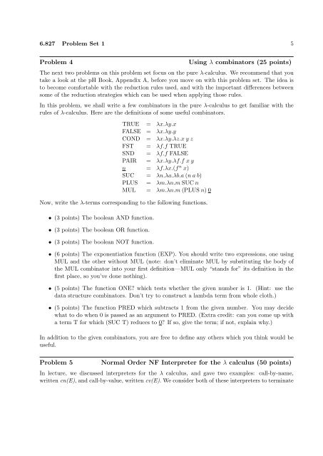 Problem Set 1 - Computation Structures Group - MIT