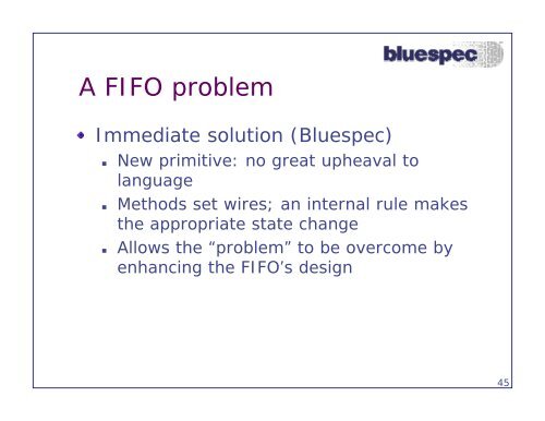 BlueSpec - Computation Structures Group - MIT