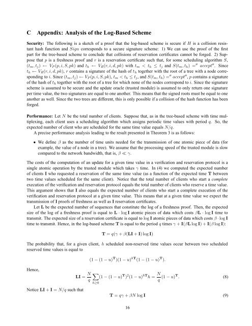 Proof of Freshness - Computation Structures Group - MIT