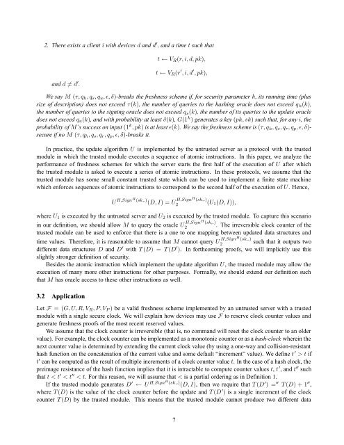 Proof of Freshness - Computation Structures Group - MIT