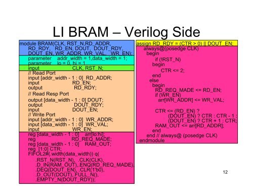 Latency Insensitive Design in a Latency Sensitive World - MIT