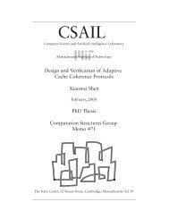 Design and Verification of Adaptive Cache Coherence Protocols ...