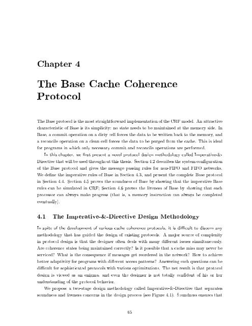 Design and Verification of Adaptive Cache Coherence Protocols ...