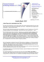 TSH Latein 12 - 01 - Tanzsportverband Schleswig-Holstein e.V.