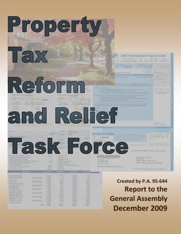 Property Tax Reform and Relief Task Force - Illinois Department of ...