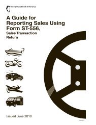 A Guide for Reporting Sales Using Form ST-556, - Illinois ...