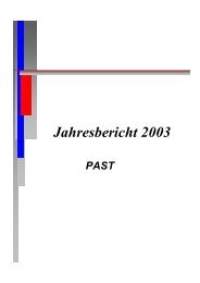 Jahresbericht 2003 - Studienbibliothek der Pädagogischen ...