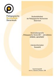 Untitled - Pädagogische Hochschule Steiermark