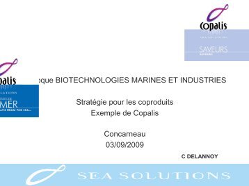 Production of fish hydrolysed protein - Station de Concarneau