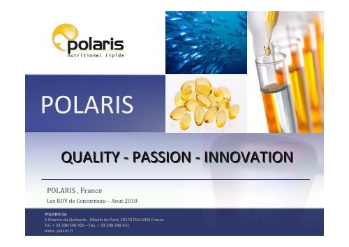 Présentation Polaris GENERALE ang Biotech - Concarneau ...