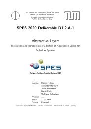 SPES 2020 Deliverable D1.2.A-1 Abstraction Layers