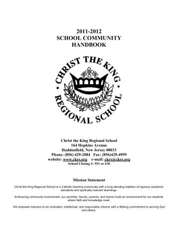 CKRS 2011-2012 Community Handbook