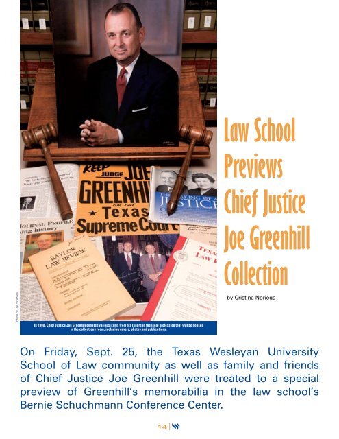 Reflections - Texas Wesleyan School of Law - Texas Wesleyan ...