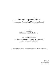 Towards Improved Use of Infrared Sounding Data over Land