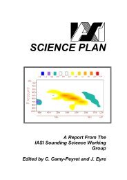 Iasi science plan - Les Missions Scientifiques du Centre National d ...