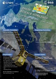 SMOS SCIENCE WORKSHOP 27-29 September 2011 - Cnes