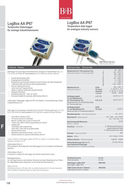 B - Temperatur-Shop