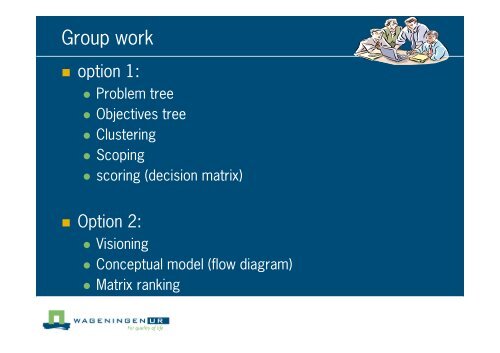 3. Situation analysis issue context phase 1 - Wageningen UR