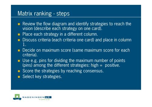 3. Situation analysis issue context phase 1 - Wageningen UR